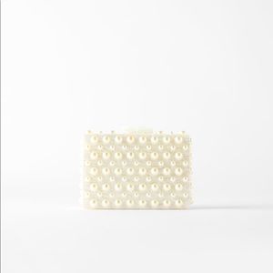 Zara pearls box bag
